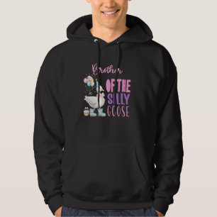 One Silly Goose Birthday Girl Farm 1st Party Sprin Hoodie