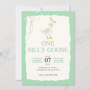 One Silly Goose Birthday Invitation