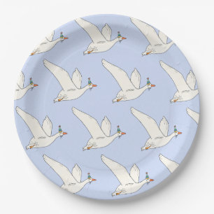 One Silly Goose Birthday Party Paper Plate