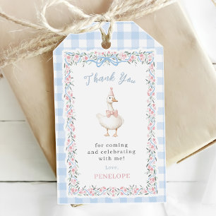 One Silly Goose Birthday Thank You Gift Tags