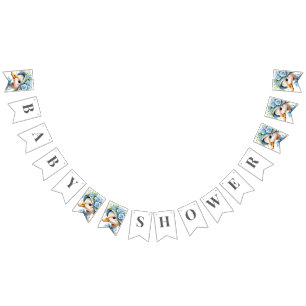 One Silly Goose Boy Baby shower Bunting