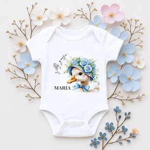 One Silly Goose Boy Birthday Baby Bodysuit