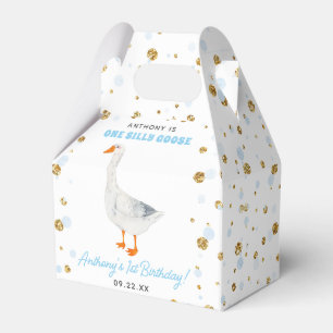 One Silly Goose Boys 1st Birthday Party Favour Box