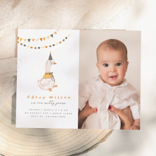 One Silly Goose Budget Photo First Birthday Party