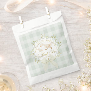 One Silly Goose Gender neutral Sage Birthday Favour Bag