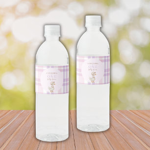 One Silly Goose Girl 1st Birthday Party Water Bottle Label