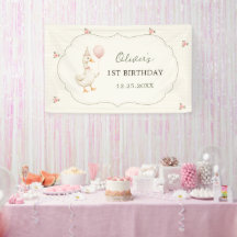 One Silly Goose Green Bow Girl 1st Birthday