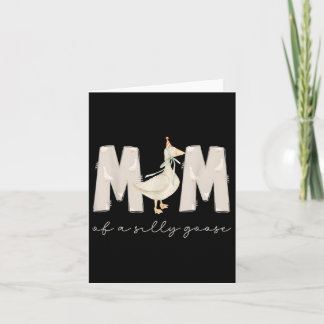 One Silly Goose Mama 1st First Birthday Family 202 Card