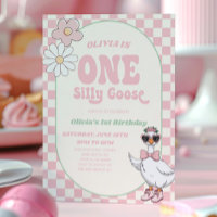 ONE Silly Goose Modern Retro 1st Birthday Party