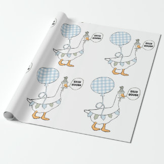 One Silly Goose Party Wrapping Paper