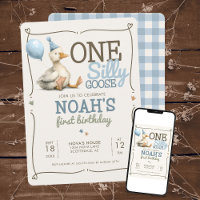 One Silly Goose Personalised 1st Birthday Party