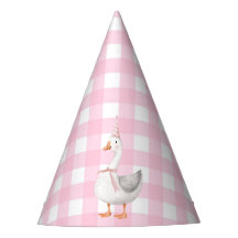 ONE SILLY GOOSE PINK GINGHAM 1ST BIRTHDAY