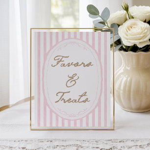 One Silly Goose Pink Girls Favours & Treats Poster