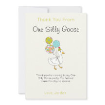 One Silly Goose Thank You Card