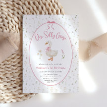 One Silly Goose Vintage Elegant Girl 1st Birthday