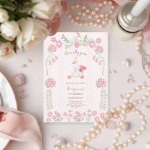 One Silly Goose Vintage Pink Duck 1st Birthday 