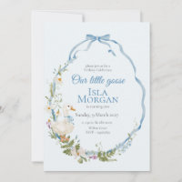 One Silly Little Goose Birthday Watercolor 