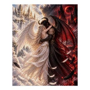 ONE SKY, TWO WORLDS Under the same sky, differen Poster