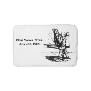 One Small Step Apollo 11 Moon Landing Bath Mat
