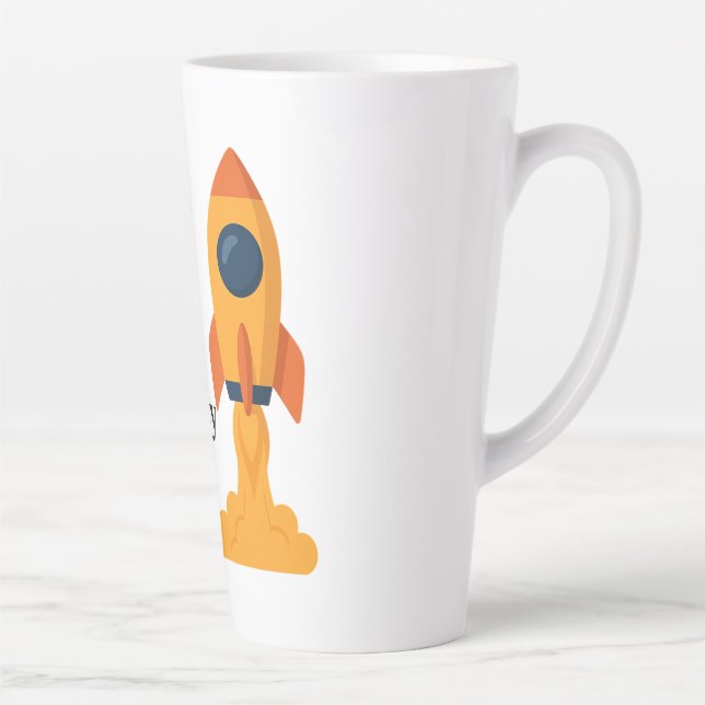 One Small Step - Motivational   Latte Mug (Right)