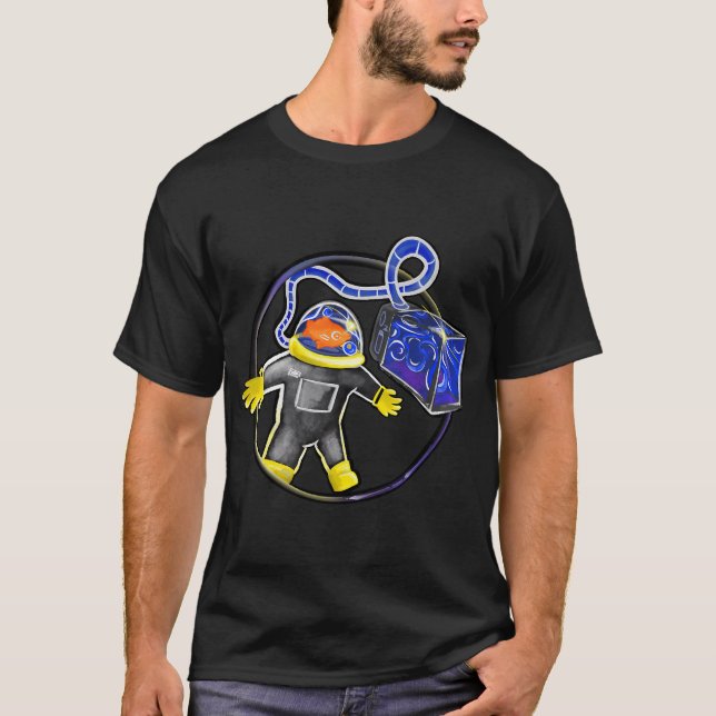 One Small Swim for Fish... T-Shirt (Front)
