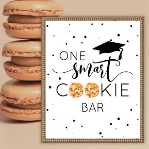 One Smart Cookie Bar Graduation Dessert Table Poster