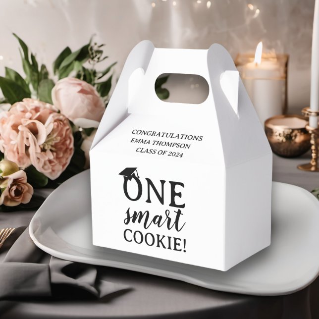 One Smart Cookie Class Of 2024 Graduation Favour Box (Creator Uploaded)