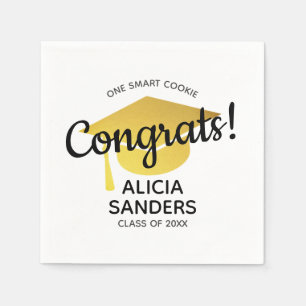 One Smart Cookie Congrats to the Graduate Class of Napkin