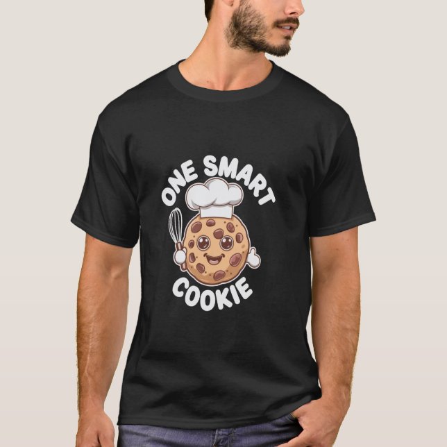 One Smart Cookie Funny Snack Style T-Shirt (Front)