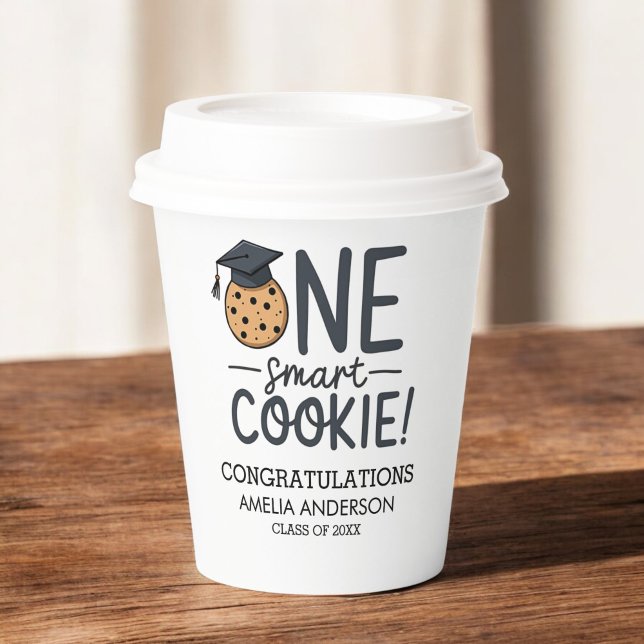 One Smart Cookie Graduation Class of Paper Cups (Creator Uploaded)