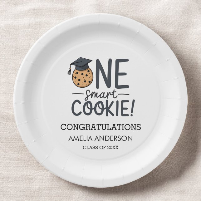 One Smart Cookie Graduation Class of Paper Plate (Creator Uploaded)