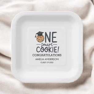 One Smart Cookie Graduation Class of Paper Plate