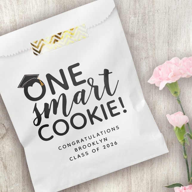 One Smart Cookie Graduation  Favour Bag (Creator Uploaded)