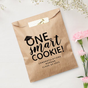 One Smart Cookie Graduation Kraft Favour Bag