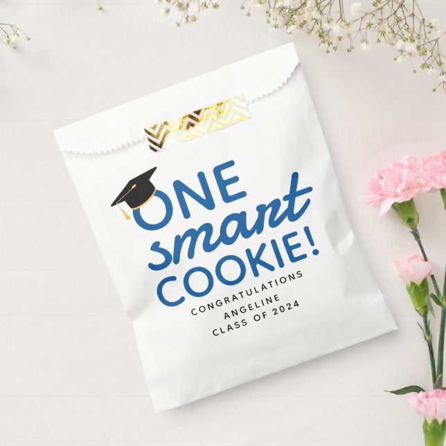 One Smart Cookie Graduation Party Celebration Favour Bag (Sealed)
