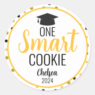 One Smart Cookie Graduation Stickers