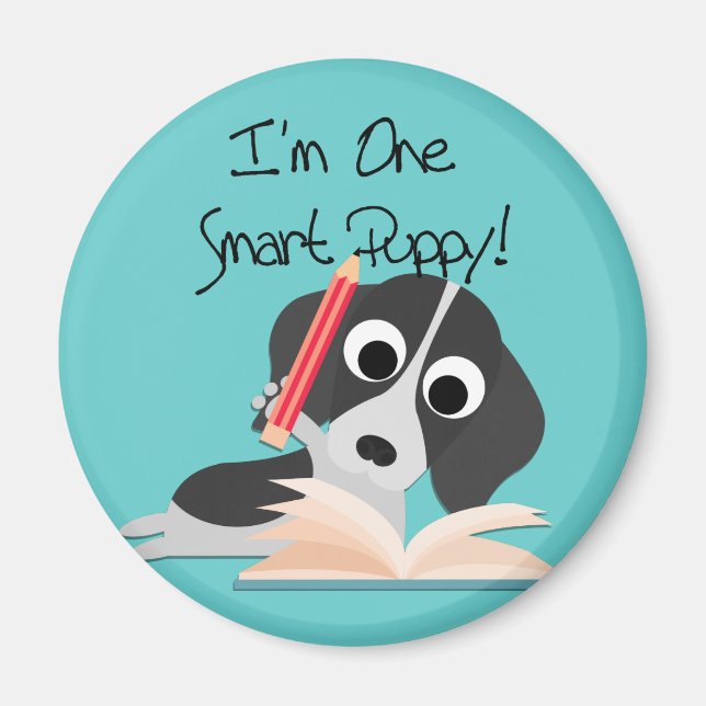 One Smart Puppy Magnet (Front)