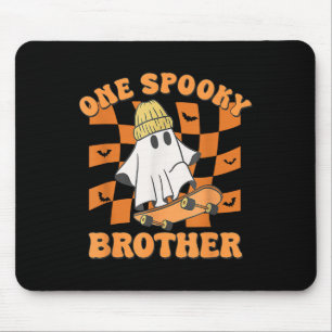 One Soky Brother Birthday Halloween Skateboarding  Mouse Pad