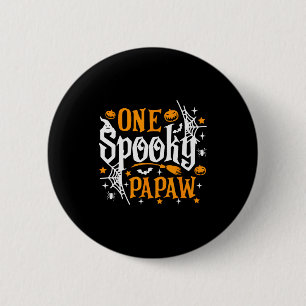 One Soky Papaw Shirt Funny Halloween Soky Grandpa  6 Cm Round Badge