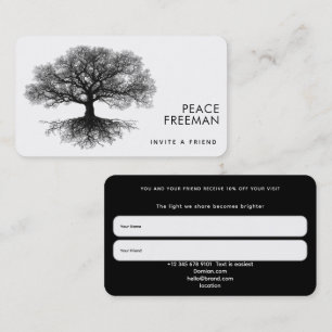One Source   Tree of Life Design Business Card