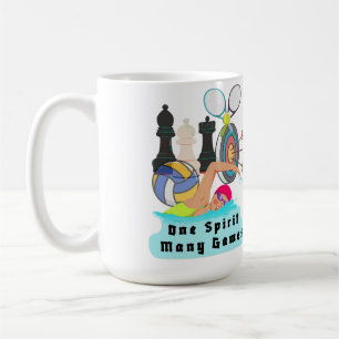 One Spirit, Many Games Coffee Mug
