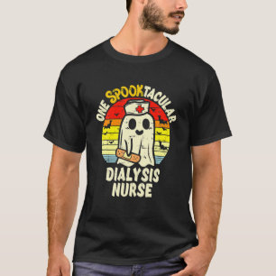 One Spooktacular Dialysis Nurse Halloween Ghost Nu T-Shirt