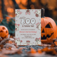 One Spooky Babe Retro Halloween Second Birthday
