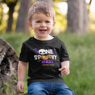 One Spooky Baby, Fun Halloween Family Baby T-Shirt