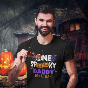One Spooky Daddy, Fun Halloween Family T-Shirt