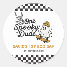 One Spooky Dude Halloween Birthday 