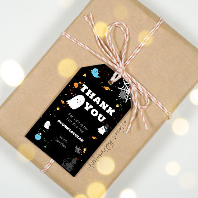 One Spooky Dude Thank You Gift Tag (Creator Uploaded)