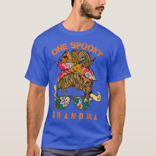 One Spooky Grandma Bandanna Women Halloween 6046 T-Shirt