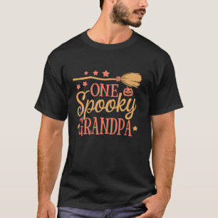 One Spooky Grandpa Matching Family Halloween Costu T-Shirt