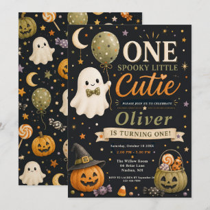 One Spooky Little Cutie Birthday Invitation
